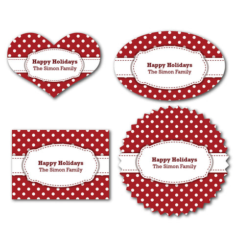 Rouge Holidays (Polka dots)