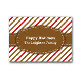 Earthy Holidays (Stripes)