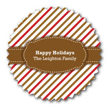 Earthy Holidays (Stripes)