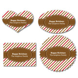Earthy Holidays (Stripes)