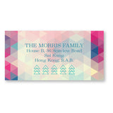 Triangular Pixels Address Labels