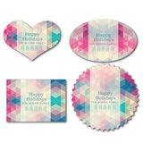 Triangular Pixels Gift Stickers