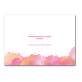 Card inside (bi-fold) or back (flat)