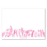 Pink card back(bi-fold)