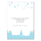 Blue card inside (bi-fold) or back (flat)