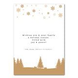 Maple card inside (bi-fold) or back (flat)