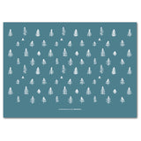 Merry Little Trees (Aqua)