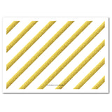 Black, White & Gold (Stripes)