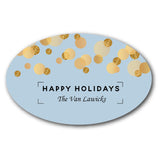 Golden Glitter Blue