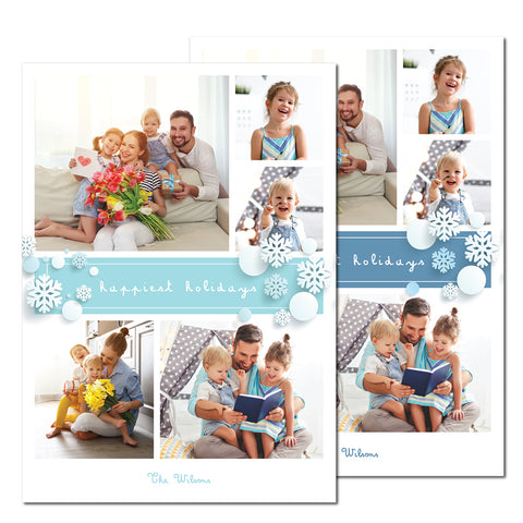 Snowy Holiday | Holiday Cards by Blank Sheet