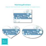 Snowy Holiday | Gift Stickers | Holiday Cards by Blank Sheet