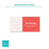 Winter Symmetry | Address Labels | Holiday Cards by Blank Sheet