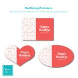 Winter Symmetry | Gift Stickers | Holiday Cards by Blank Sheet