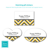 Be Merry | Gift Stickers | Holiday Cards by Blank Sheet