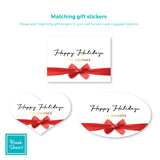 Festive Ribbon Bow | Holiday Cards and Christmas Cards by Blank Sheet