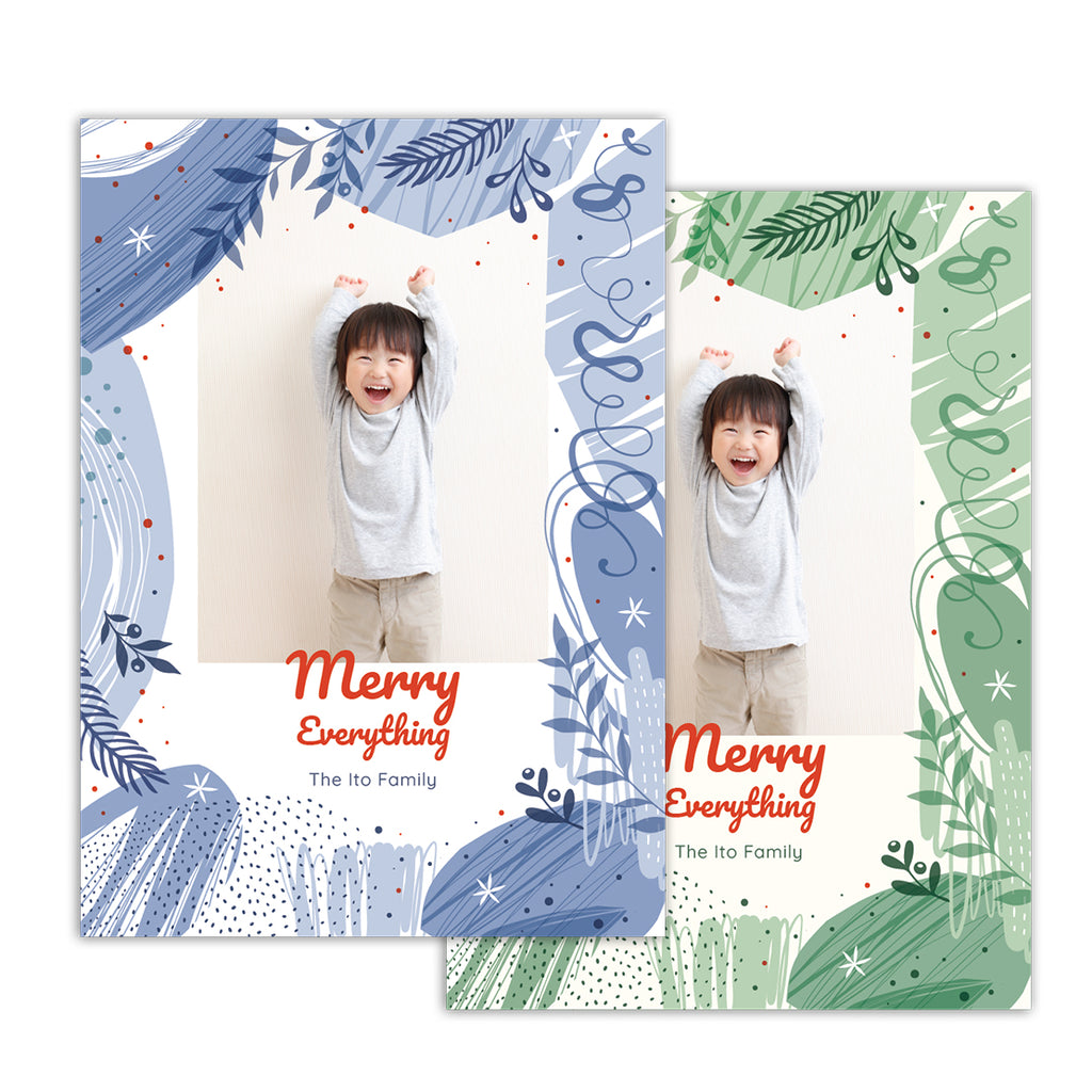 Leafy Holidays | Holiday Cards and Christmas Cards by Blank Sheet