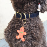 Gingerbread Boy Bashtags®  | Personalized Pet ID Tags for Dogs & Cats by Blank Sheet