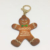 Gingerbread Man Bashtags®  | Personalized Pet ID Tags for Dogs & Cats by Blank Sheet