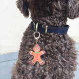 Gingerbread Man Bashtags®  | Personalized Pet ID Tags for Dogs & Cats by Blank Sheet