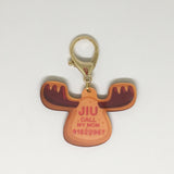 Gingerbread Reindeer Bashtags®  | Personalized Pet ID Tags for Dogs & Cats by Blank Sheet