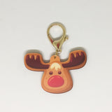 Gingerbread Reindeer Bashtags®  | Personalized Pet ID Tags for Dogs & Cats by Blank Sheet