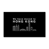 Hong Kong Skyline Black