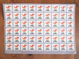 My Labels™ Chic & Fun Iron-on Fabric Name Labels sample