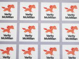 My Labels™ Chic & Fun Iron-on Fabric Name Labels sample