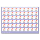 My Labels™ Chic & Fun Iron-on Fabric Name Labels Single Icon