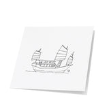 Chinese Junk Note Cards
