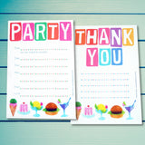 Kiddy Collection™ Party Stationery - Party Gourmet