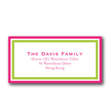 Lattice Name Tag Birth Announcements