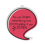 Inspiring Quote Bag Tag