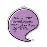 Inspiring Quote Bag Tag