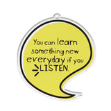 Inspiring Quote Bag Tag