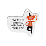 Inspiring Quote Bag Tag | Blank Sheet
