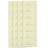 Fabric iron-on name labels 