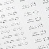 Classic name labels