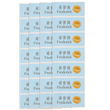 Fabric iron-on name labels 