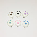 Dog Paw Charms | Add A Charm To Your Pet ID Tag | Blank Sheet