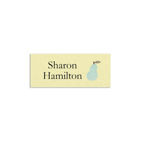 Fabric iron-on name labels 