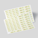 Classic name labels