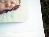 Photo-insert birth announcements