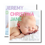 Polka Dots Birth Announcements