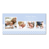 Polka Dots Lace Birth Announcements