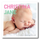 Polka Dots Birth Announcements