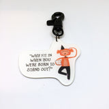 Inspiring Quote Bag Tag | Blank Sheet