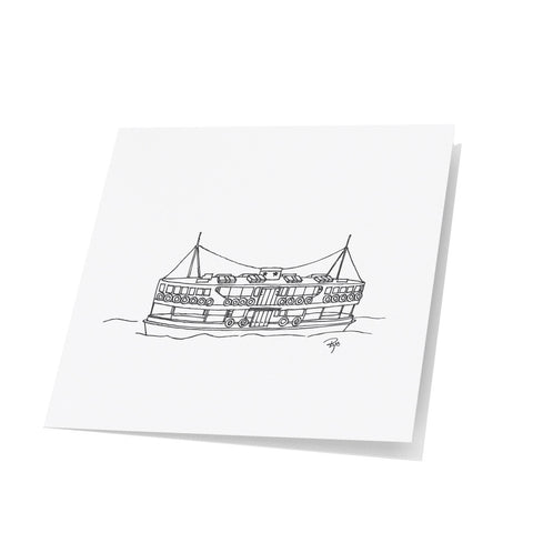 Star Ferry Note Cards
