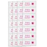 Fabric iron-on name labels 