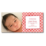 Sweet Checkers Birth Announcements
